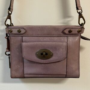 Fossil Leather Crossbody Bag